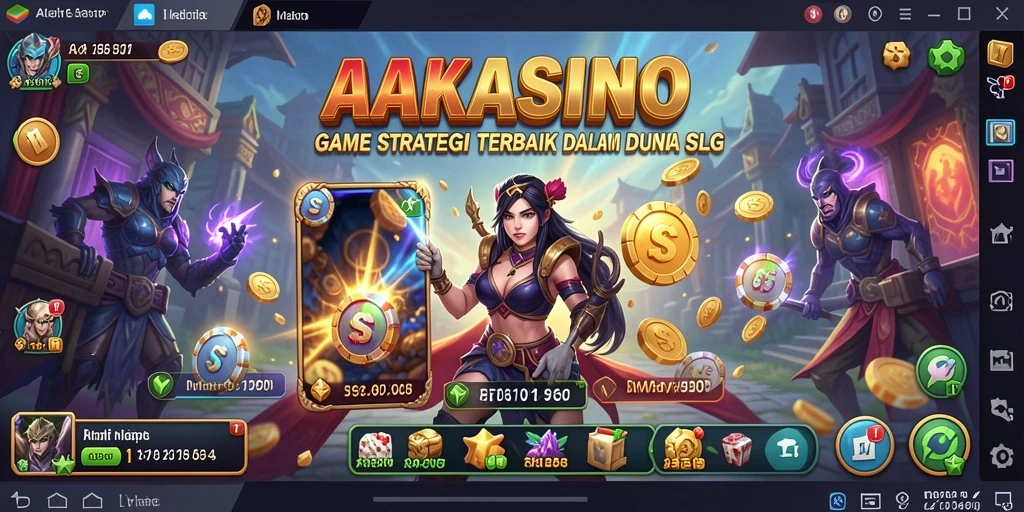 Tampilan gameplay SLG yang menarik dari AAKASINO.