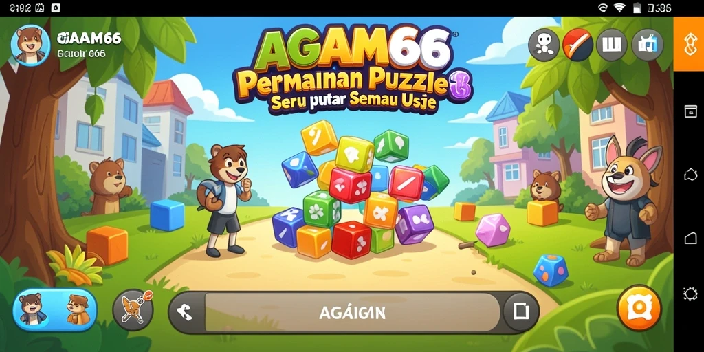 Tampilan gameplay AGAM66 yang menantang dan menarik.