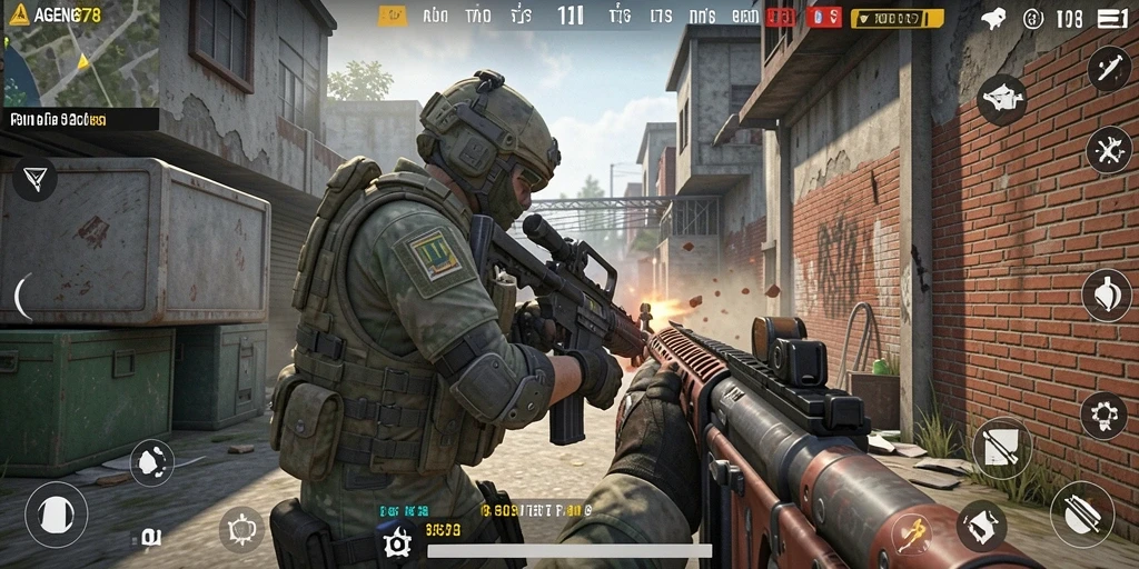 Gameplay AGEN878 dengan aksi tembak-menembak yang mendebarkan.