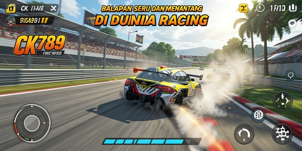 Tampilan gameplay CK789 yang menegangkan dan seru.