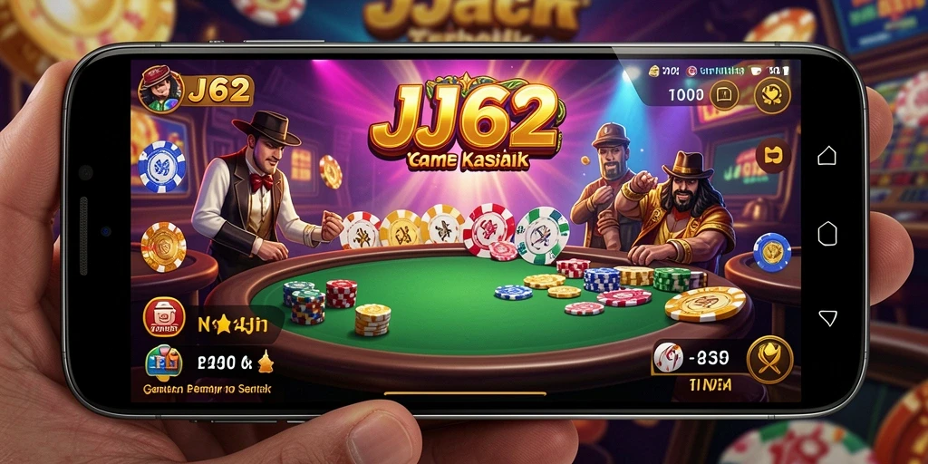 Screenshot utama JJ62 menampilkan aksi seru permainan Kasino.