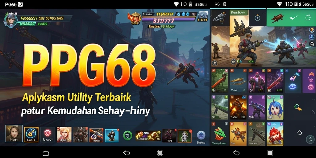 Tampilan antarmuka PGG68 yang user-friendly dan beragam fitur bermanfaat.