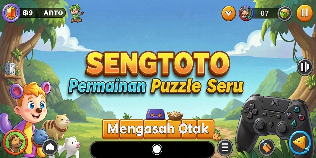 Gameplay menantang dan seru dari SENGTOTO dalam puzzle.