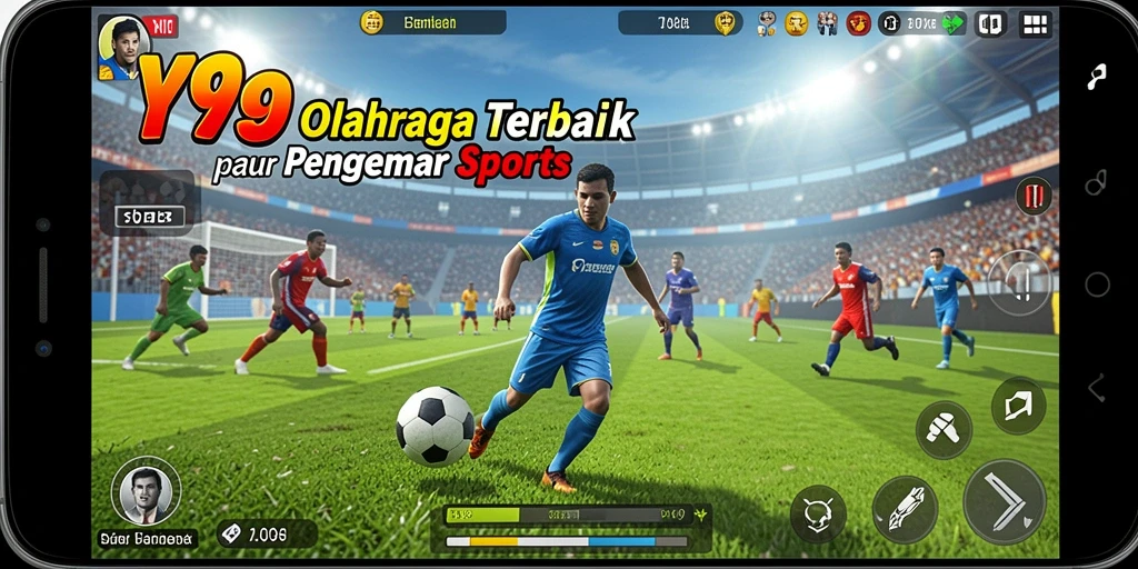 Tangkapan layar Y89 menampilkan aksi mendebarkan di arena olahraga.